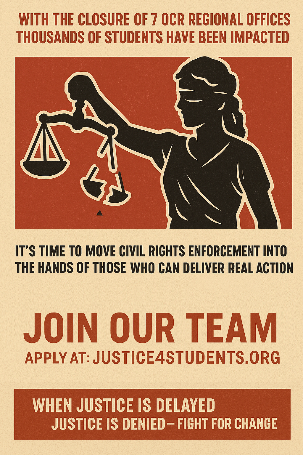 Fight for Change - Apply to Join Our Team